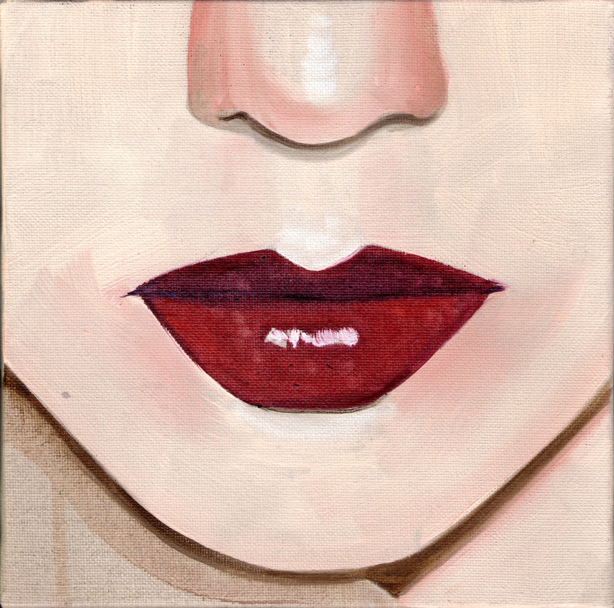 Maquillage 7, 2013 (olja på duk) av Cathy Lomax