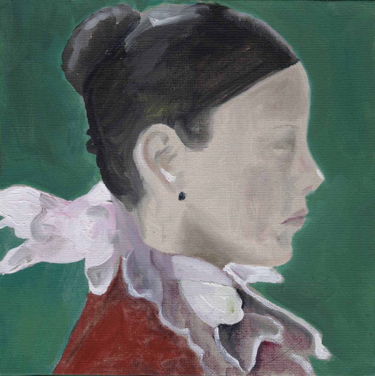 Mock Tudor 13, 2011 (olja på duk) av Cathy Lomax