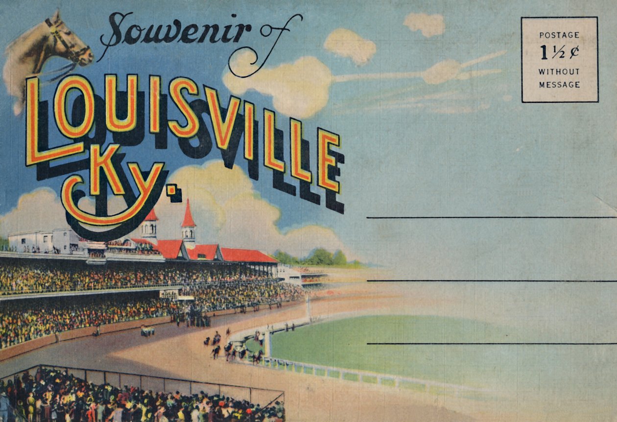 Souvenir från Louisville Ky., 1942 av Caufield and Shook