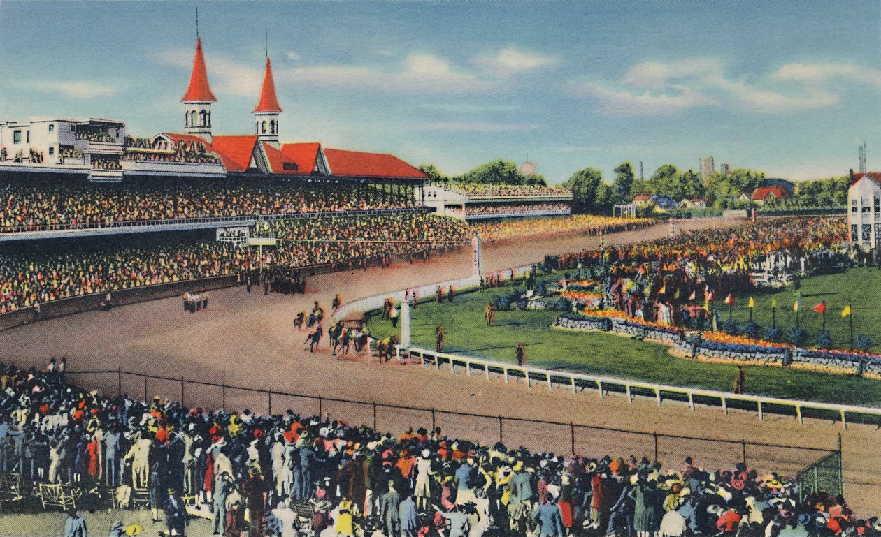 Souvenir från Kentucky Derby, 1942 av Caufield and Shook