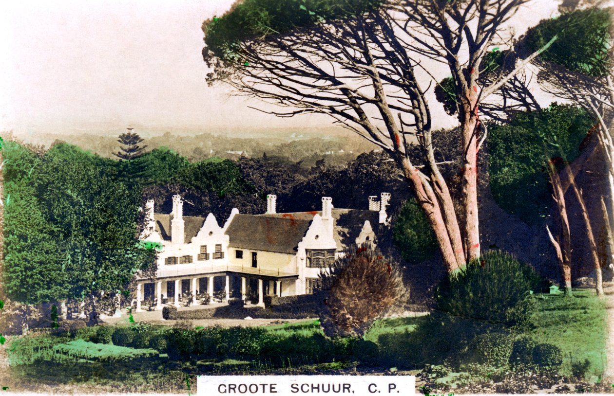 Groote Schuur House, Kapstaden, Sydafrika, c1920-talet. av Cavenders Ltd
