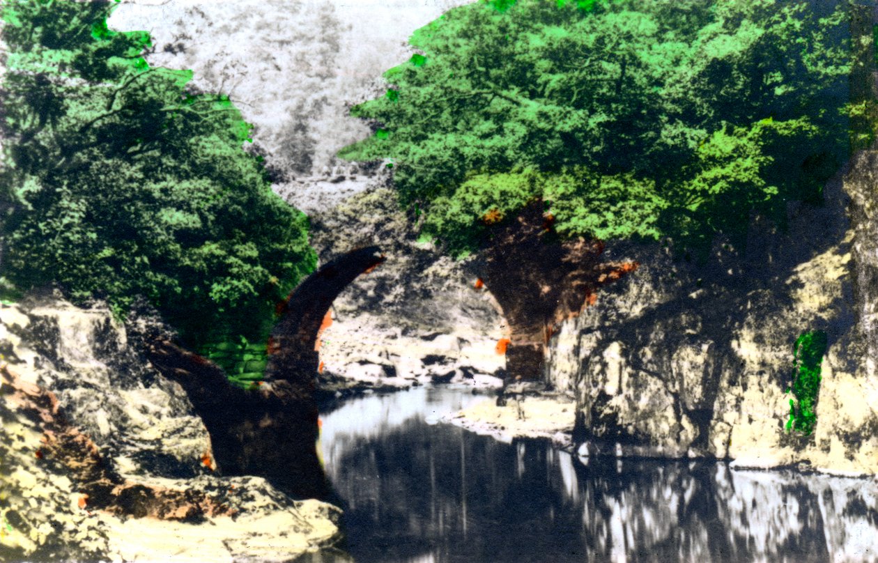 Romersk bro vid Bettws-y-Coed, Gwynedd, 1926. av Cavenders Ltd