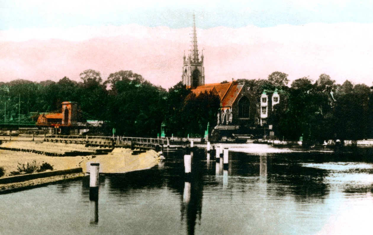 Themsen vid Marlow, Buckinghamshire, 1926. av Cavenders Ltd
