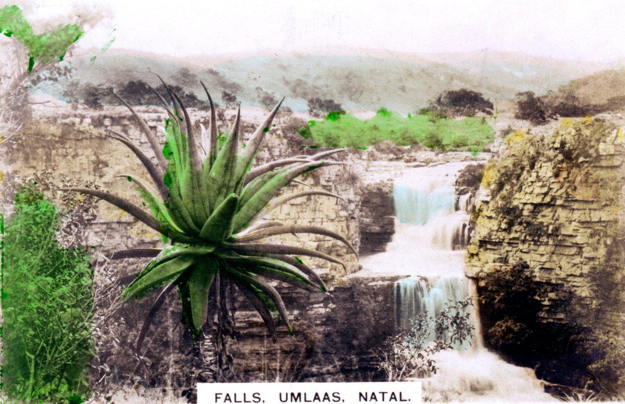 Umlaas Falls, Sydafrika, ca 1920-talet. av Cavenders Ltd