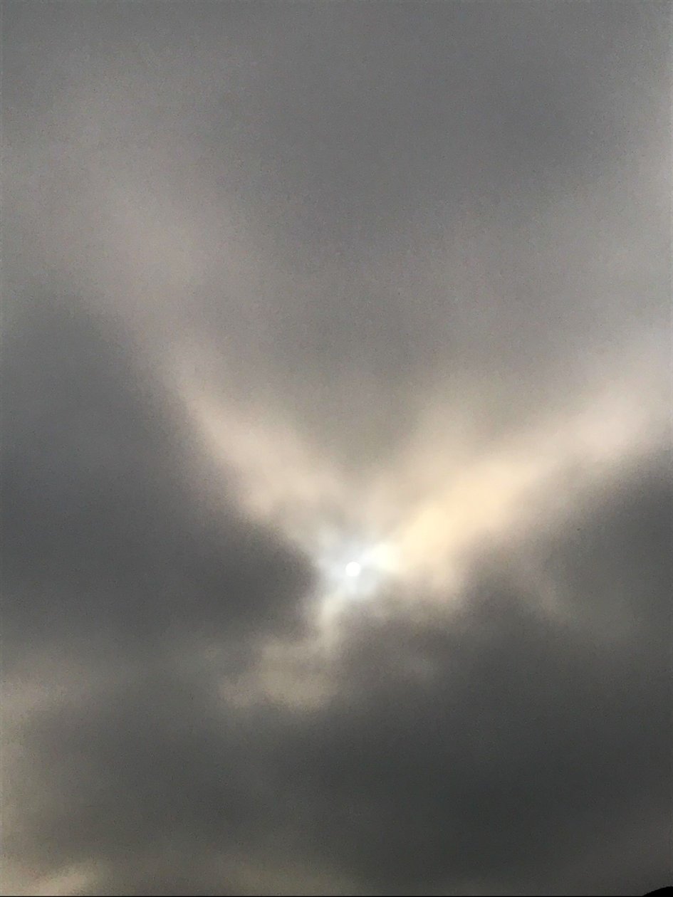 Komposition - Himmel, 2019 (foto) av Cécile Jamet