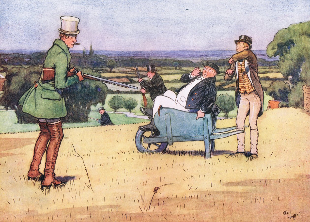 Jag kommer inte att låta den här kärran flyttas ytterligare ett steg, om inte Winkle bär sin pistol på ett annat sätt av Cecil Charles Windsor Aldin