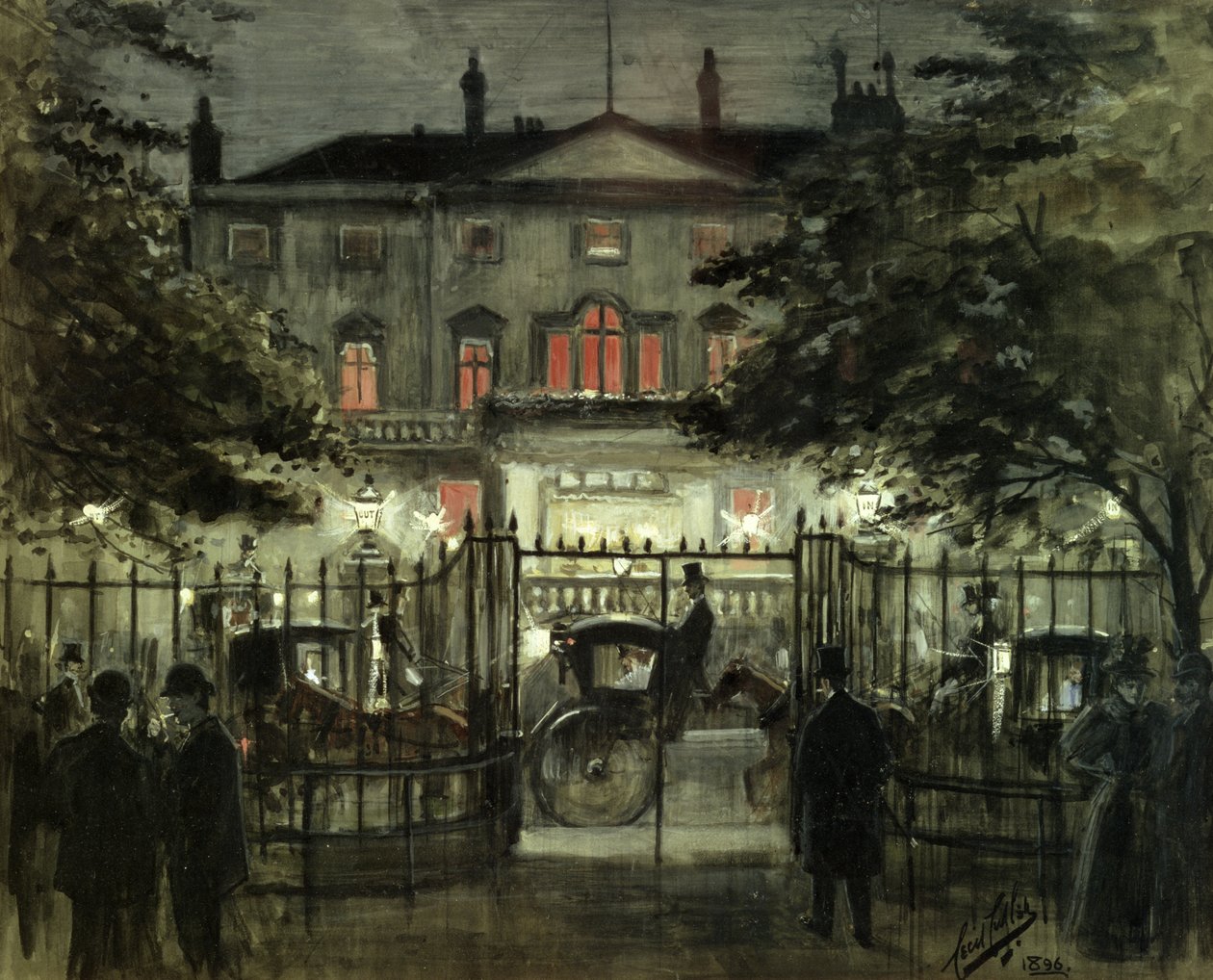 Naval and Military Club, 1896 av Cecil Cutler