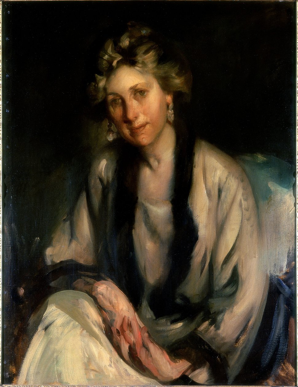 Porträtt av en dam av Cecil William Rea
