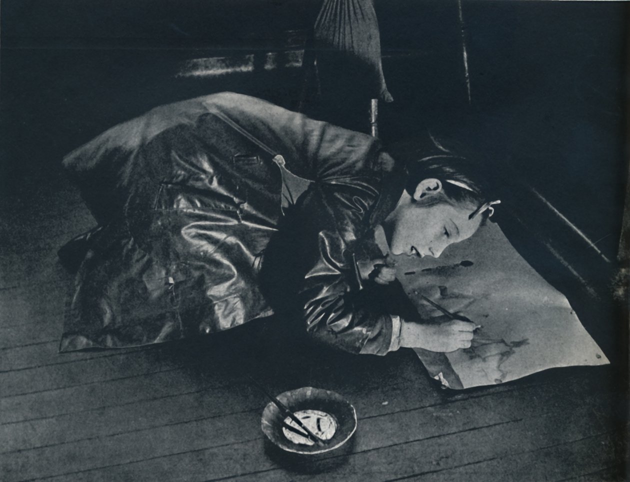 En kvarlämnad liten flicka föreställer sig vandringen till landet, 1941 av Cecil Beaton