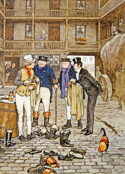 Sam på White Hart av Cecil Charles Windsor Aldin