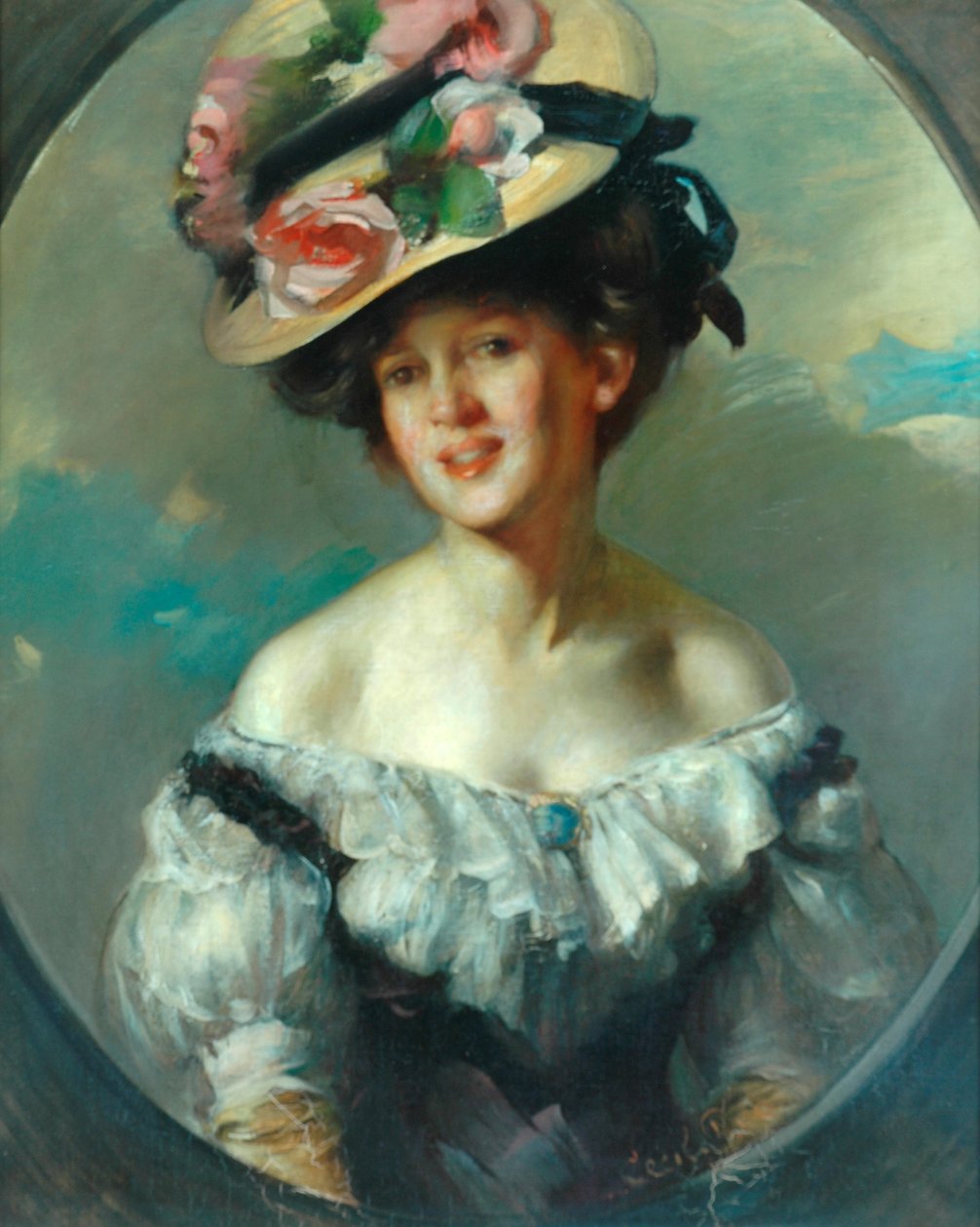 Mrs Dods-Withers (olja på duk) av Cecil William Rae