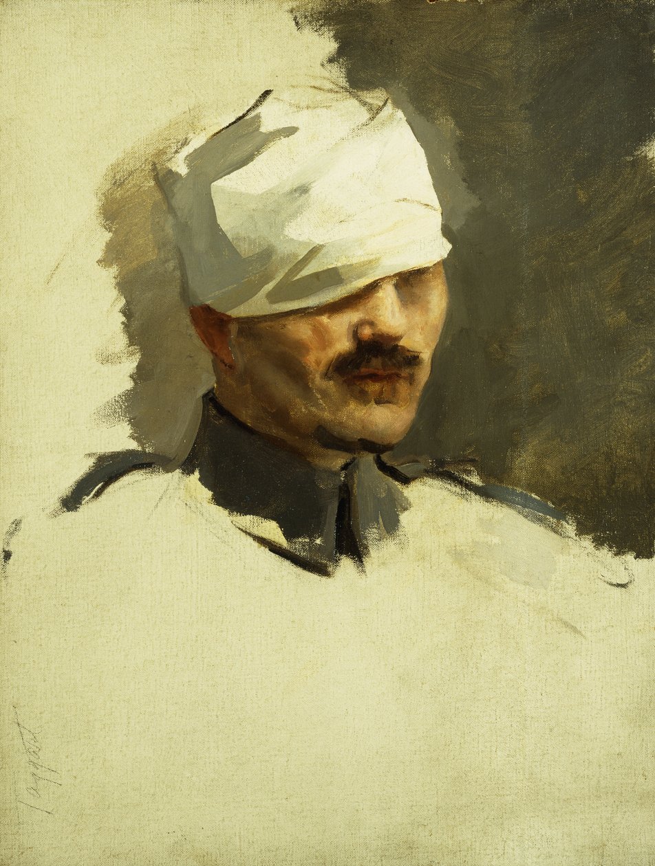 Löjtnant Jean Julien Lemordant, ca. 1918 (olja på duk) av Cecilia Beaux