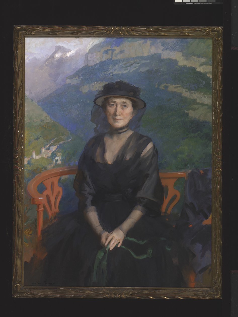 Porträtt av Mrs Addison C. Harris (olja på duk) av Cecilia Beaux