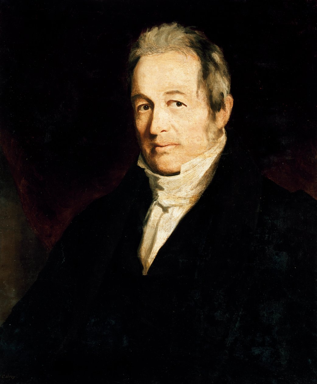 Porträtt av John Galt (1779-1839), skotsk författare,målning av Cedric Gray