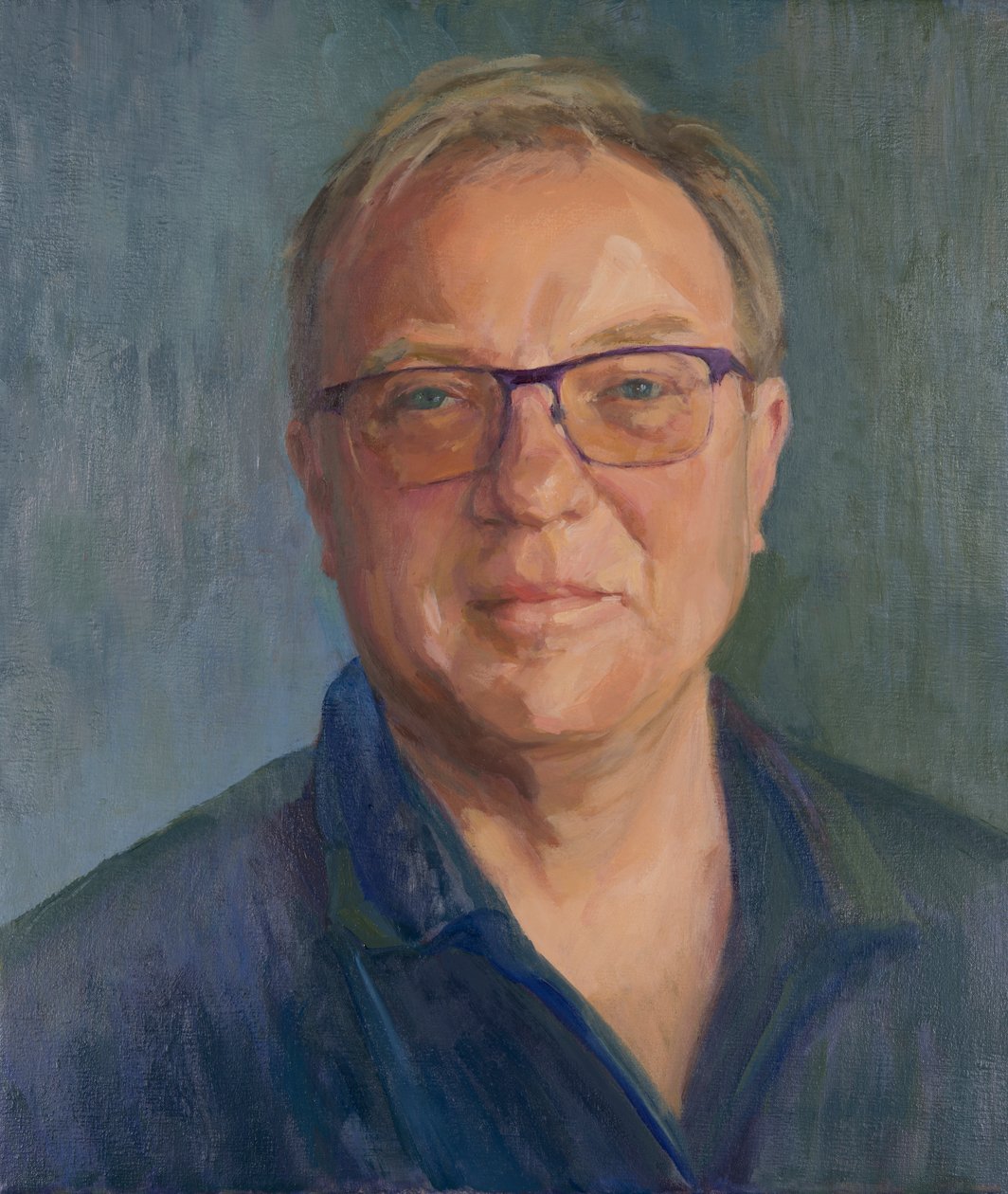 Piers Russell-Cobb 2019 (olja på duk), av Celia Montague