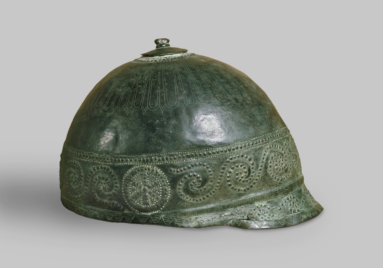 Hjälm, italiensk-keltisk, 300-talet f.Kr. (brons) av Celtic