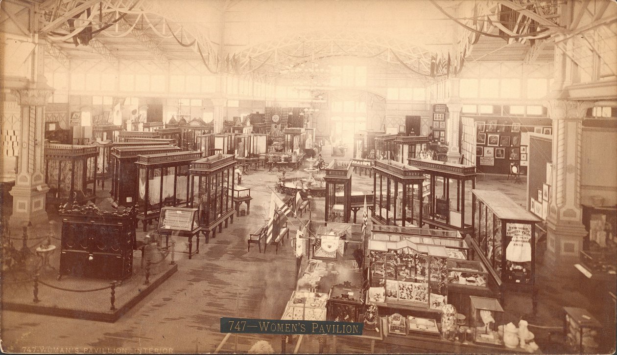 Womens Pavilion, Centennial Exhibition, Philadelphia, 1876 (albumintryck) av Centennial Photographic Co. Centennial Photographic Co.