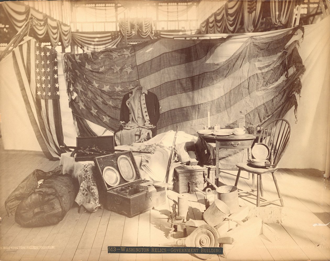 Washington reliker - regeringsbyggnad av Centennial Photographic Co.