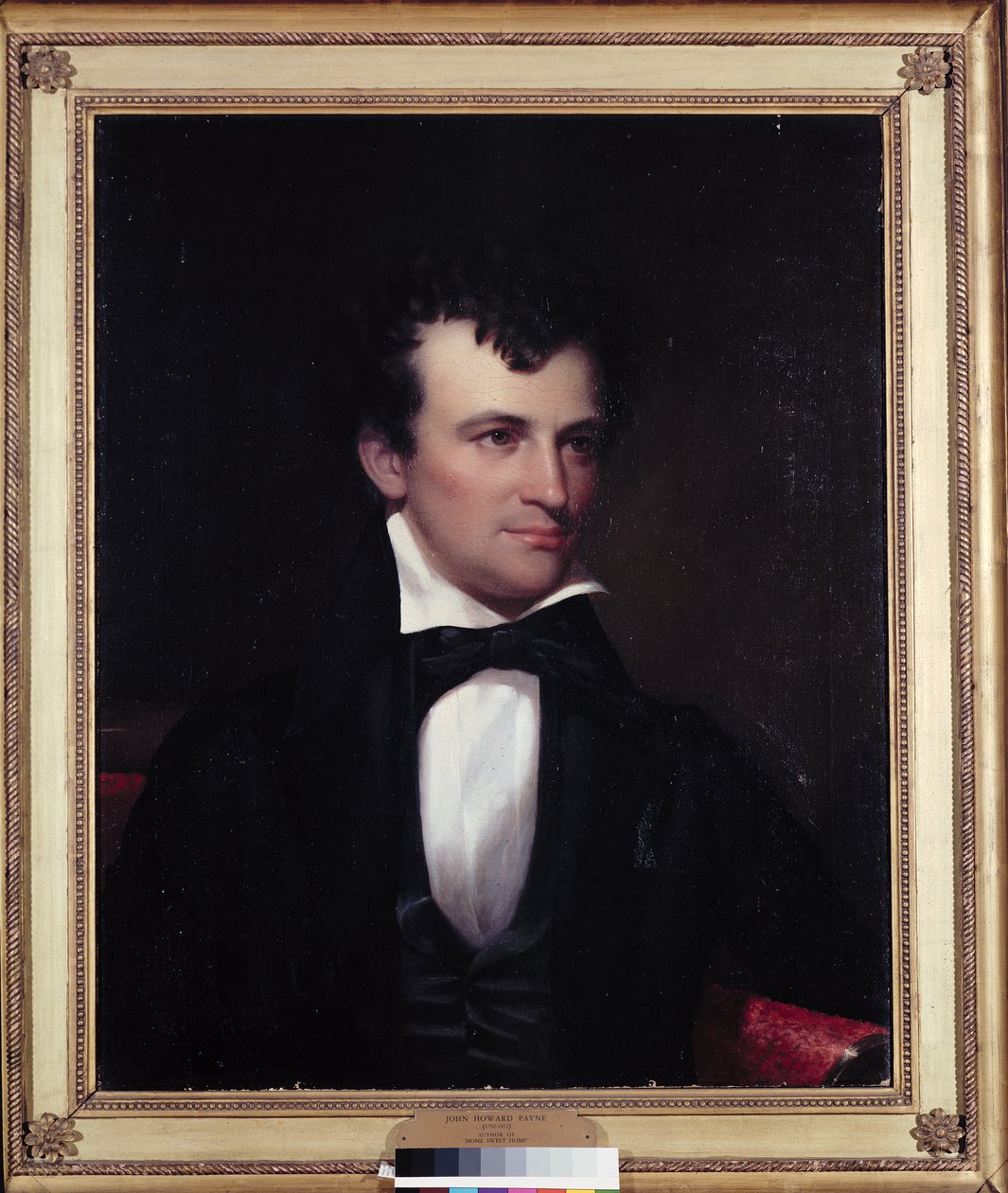 John Howard Payne olja på duk av Cephas Giovanni Thompson