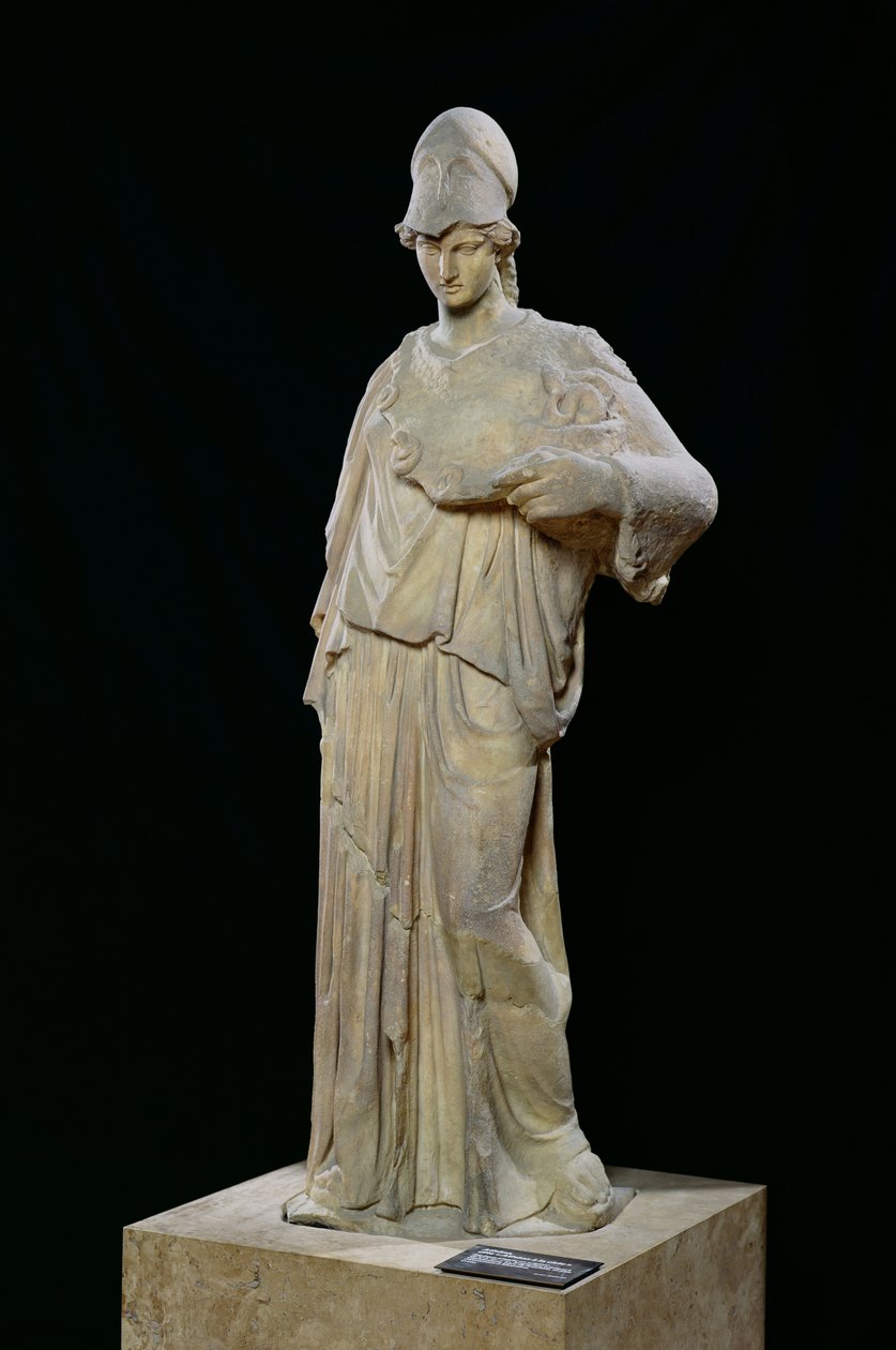 Athena med en cist, romersk kopia av ett original från 300-talet f.Kr. (marmor) av Cephisodotus
