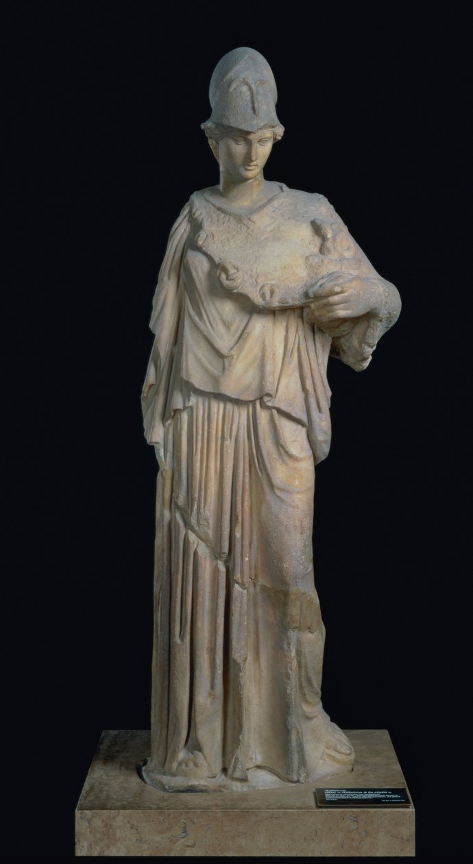 Athena med en cist, romersk kopia av ett original från 300-talet f.Kr. (marmor) av Cephisodotus