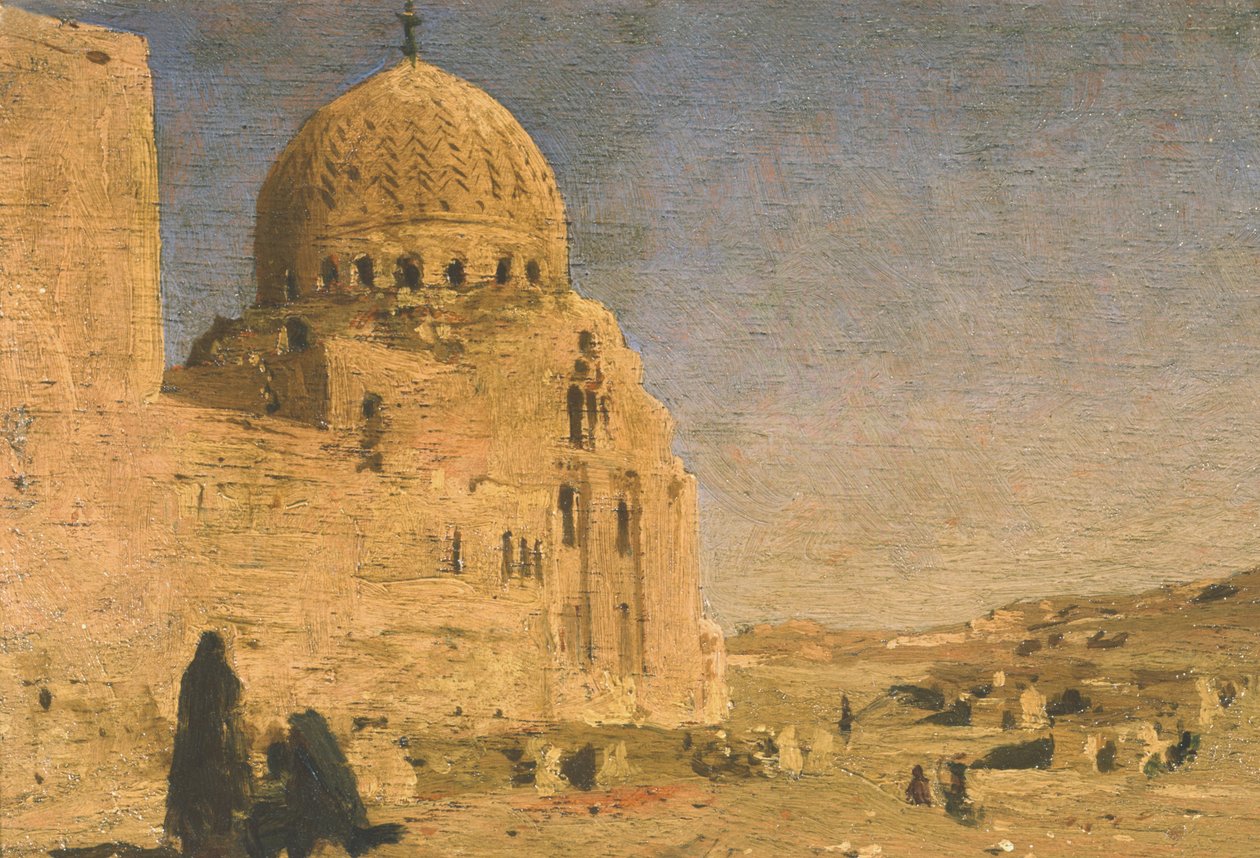 Moské i en arabisk stad av Cesare Biseo