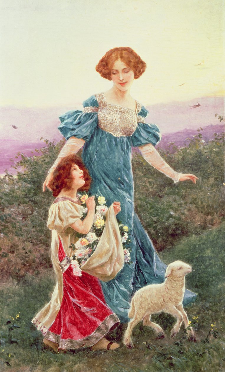 Spring (från en uppsättning av de fyra årstiderna) av Cesare Saccaggi