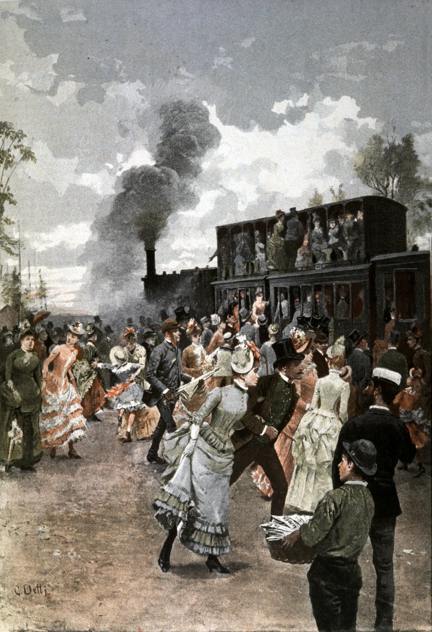 Söndagståget av Cesare Auguste Detti