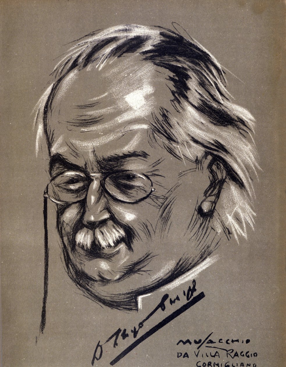 David Lloyd George (1863-1945), brittisk politiker. Tecknad av Cesare Musacchio (född 1882) av Cesare Annibale Musacchio