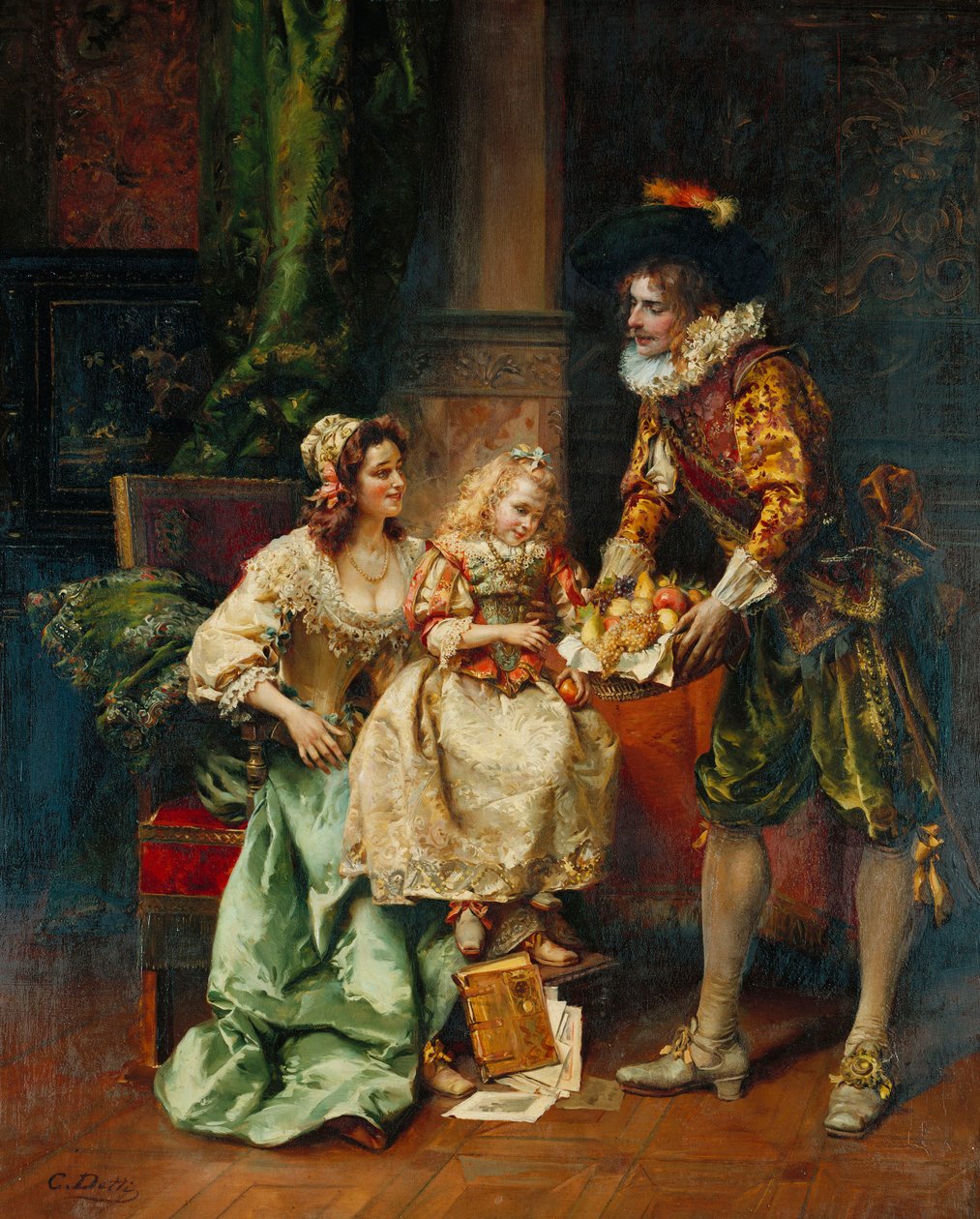 Fruktkorgen av Cesare Auguste Detti