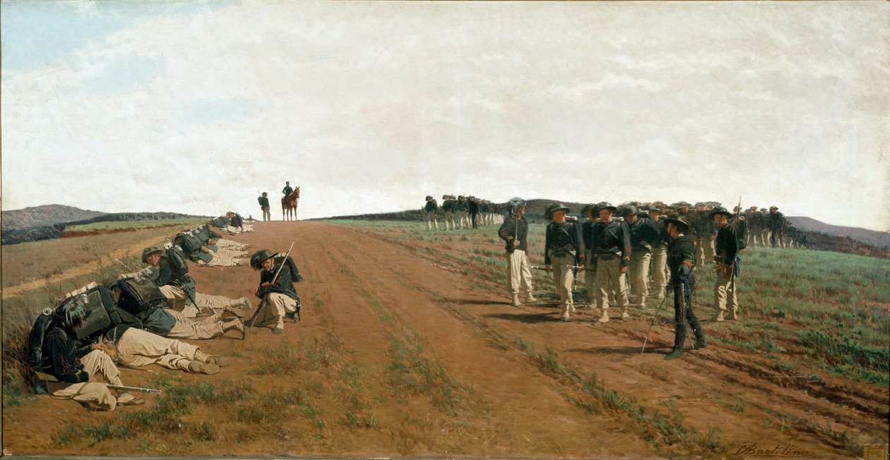 September 1870, Bersaglieri mot Porta Pia av Cesare Bartolena