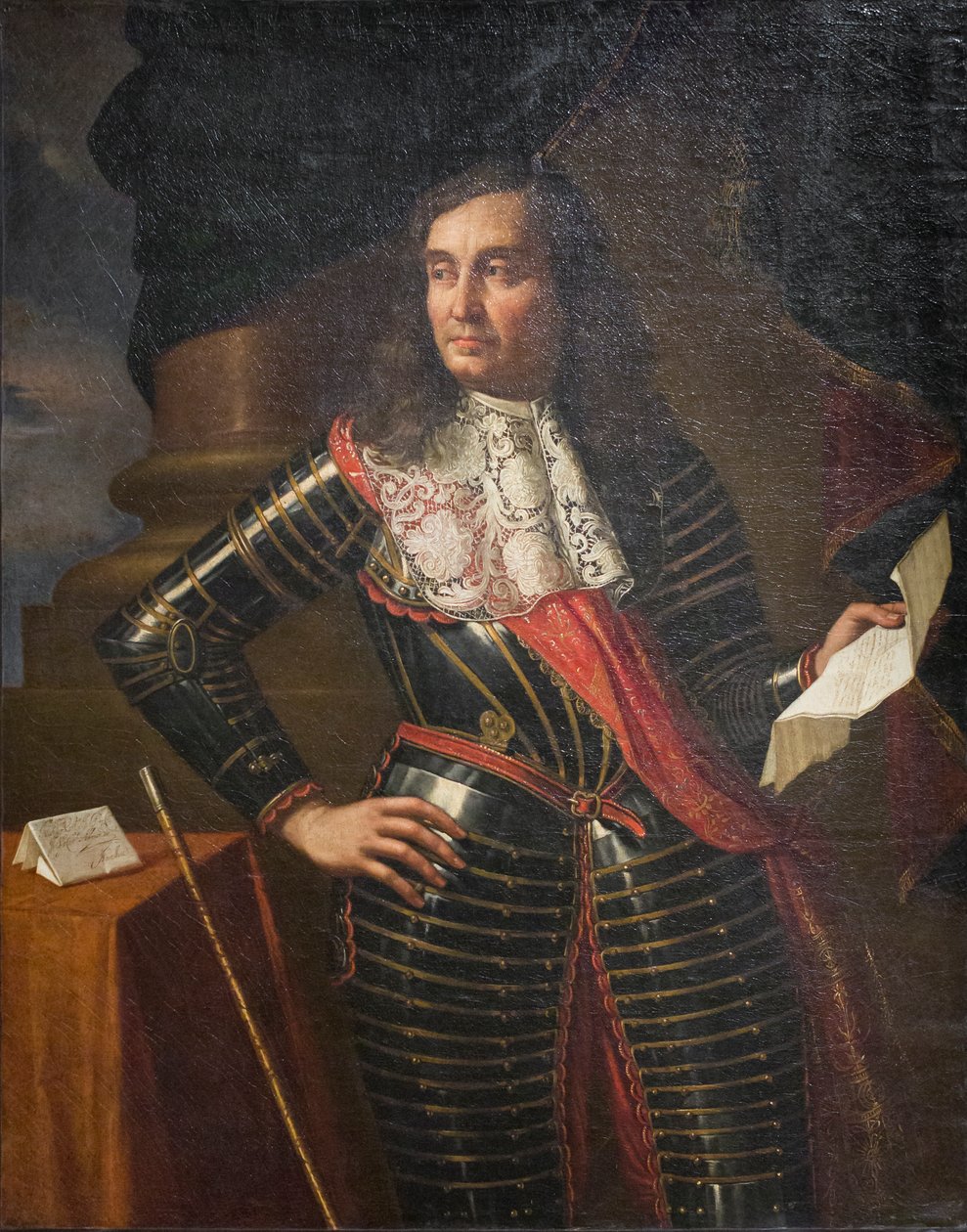 Porträtt av greve Alfonso di Novellara av Cesare Gennari