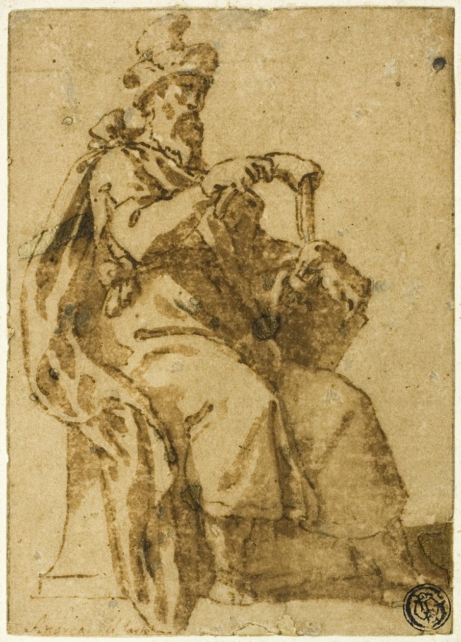 Samuel Enthroned av Cesare Nebbia