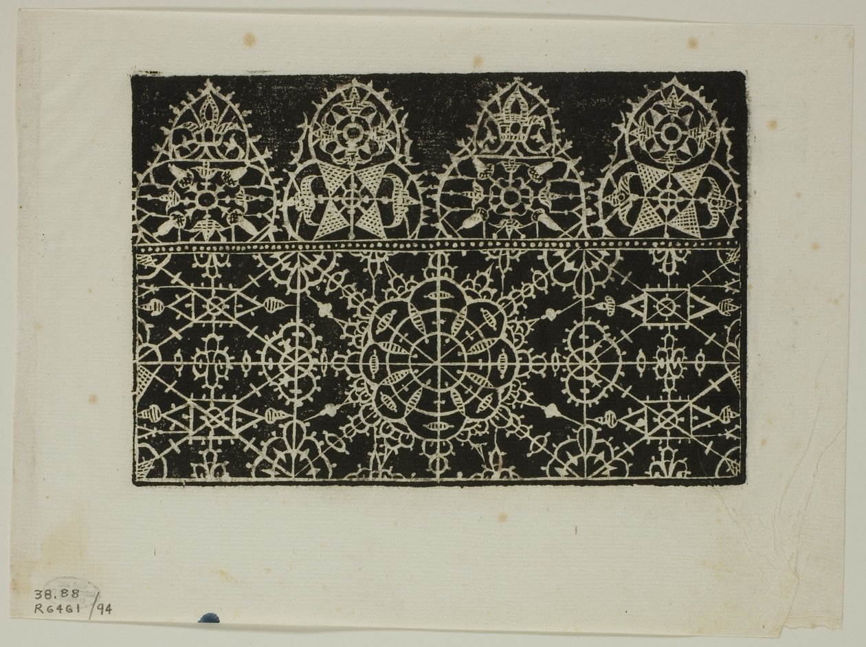 Blad från Crown of Noble and Virtuous Women av Cesare Vecellio