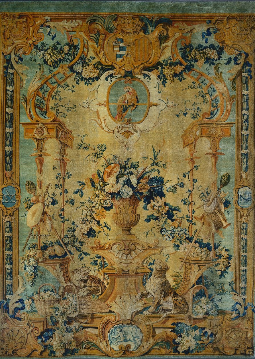 Tvålfabrikspanel: Höst, ca. 1717. av Chaillot Workshops Royal Savonnerie Manufactory