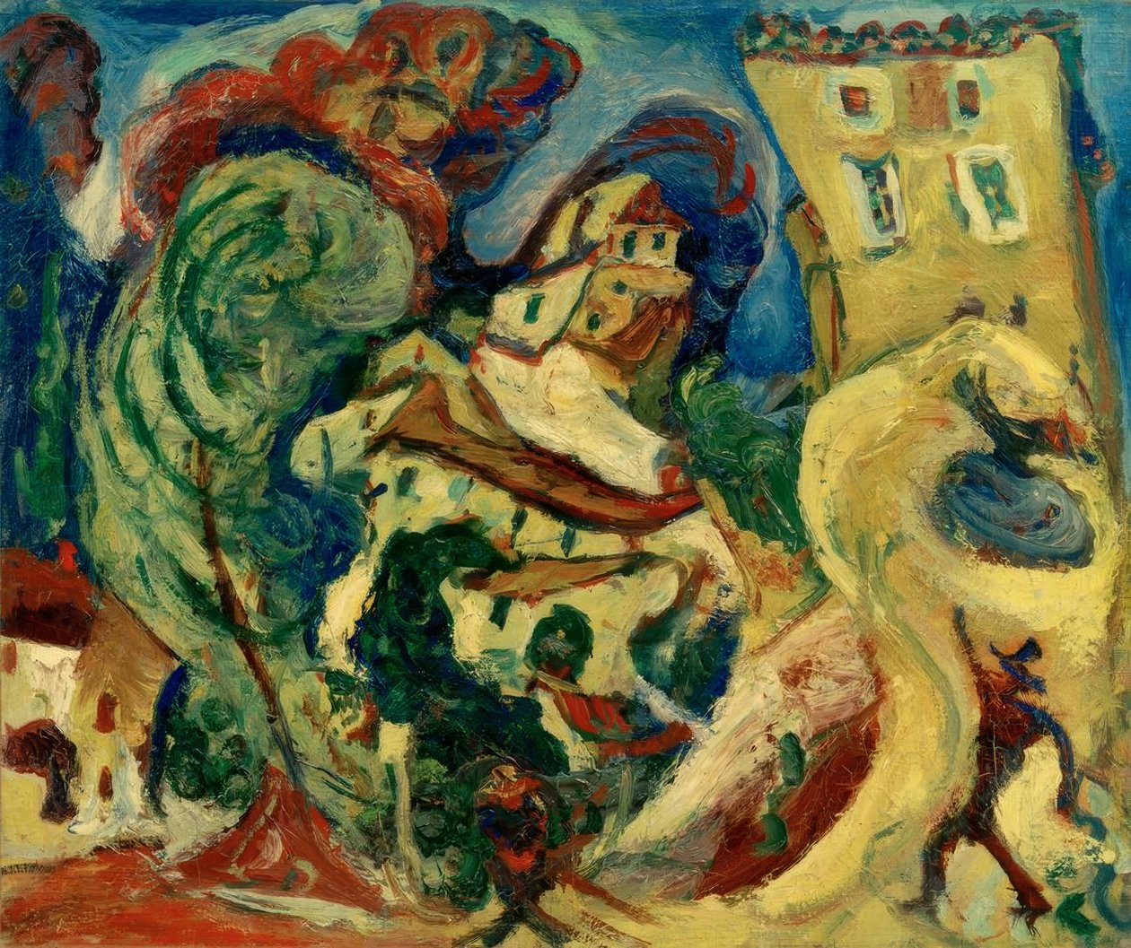 Ch. Soutine, Landskap nära Cagnes av Chaim Soutine