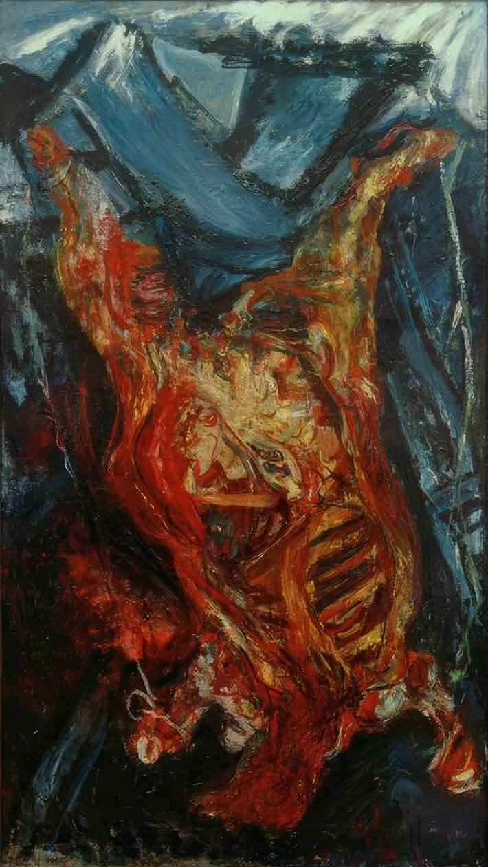 Chaim Soutine, skinnet nötkött av Chaim Soutine
