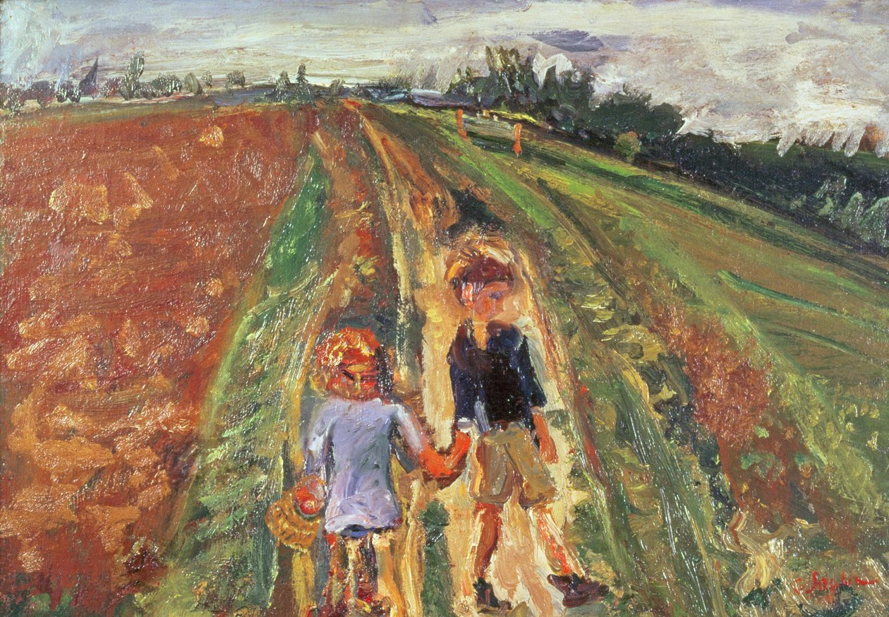 Två barn på vägen, 1939 av Chaim Soutine