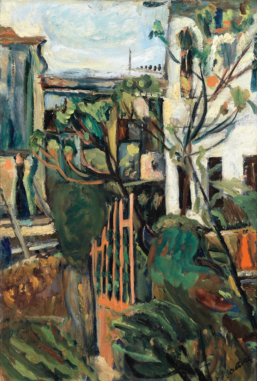 Hus nära Paris Hus nära Paris, 1918 av Chaim Soutine