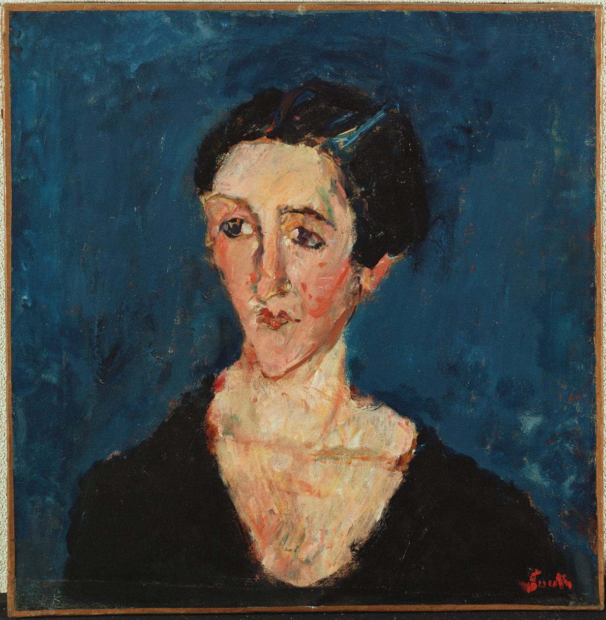 Porträtt av Madalaine Castaing, ca 1928 av Chaim Soutine