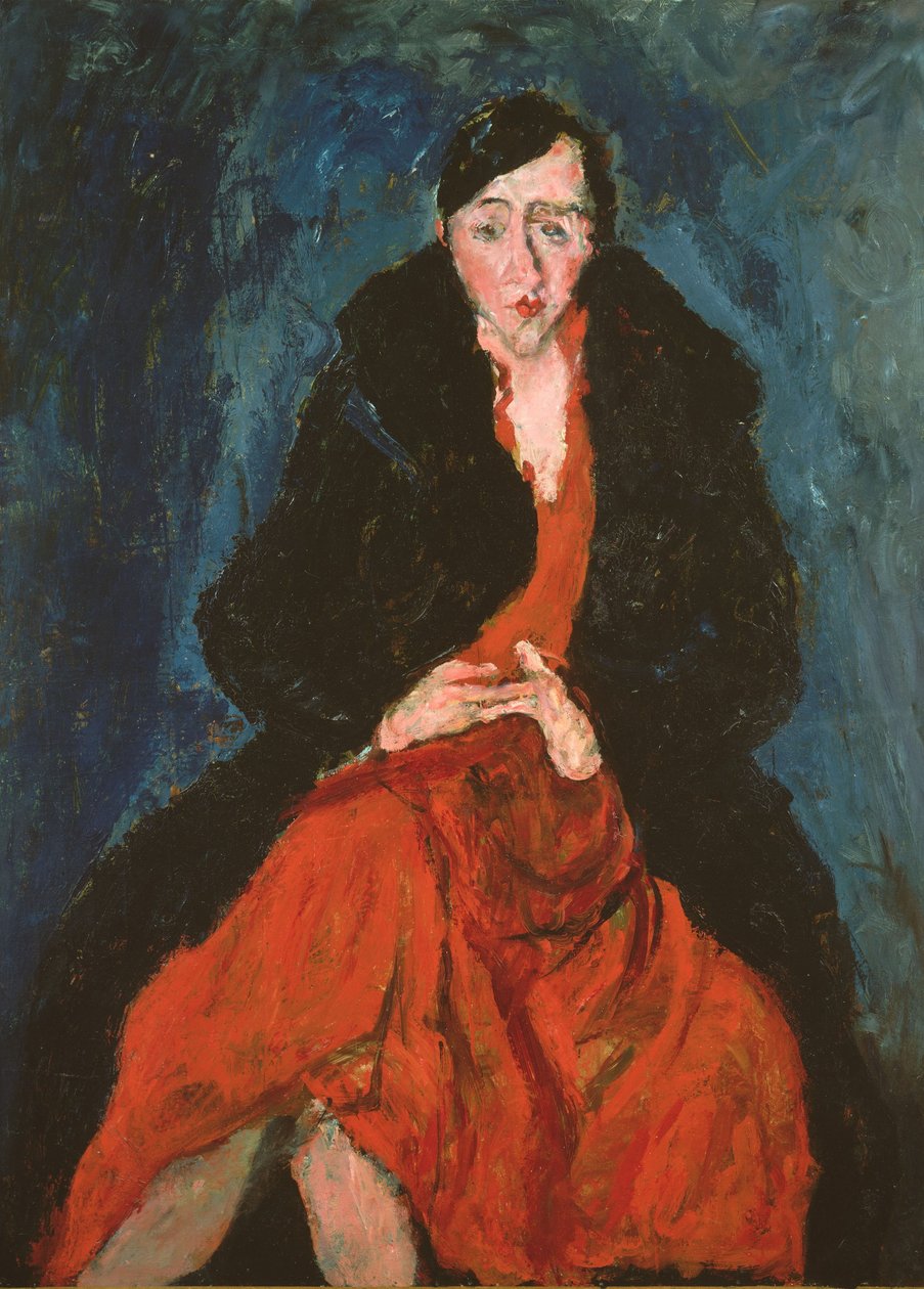 Porträtt av Madeleine Castaing, ca 1929 av Chaim Soutine