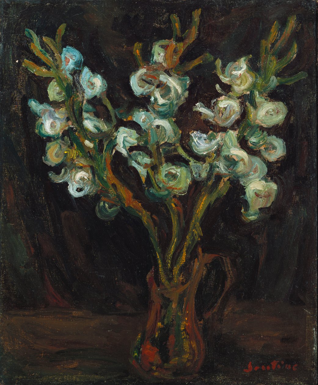Den blå gladiolen, ca 1929 av Chaim Soutine