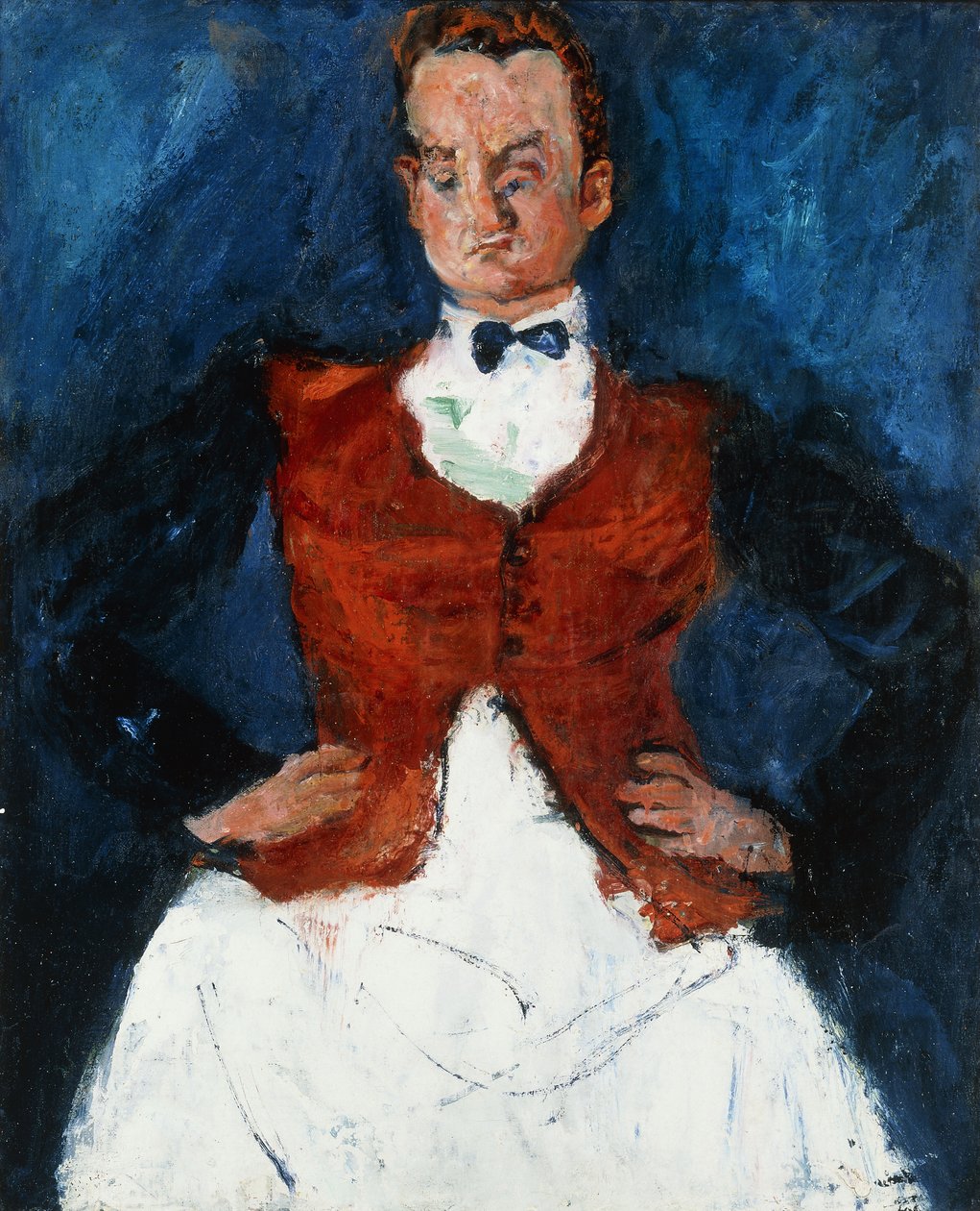 Maitre D; Butlern, ca 1927 av Chaim Soutine
