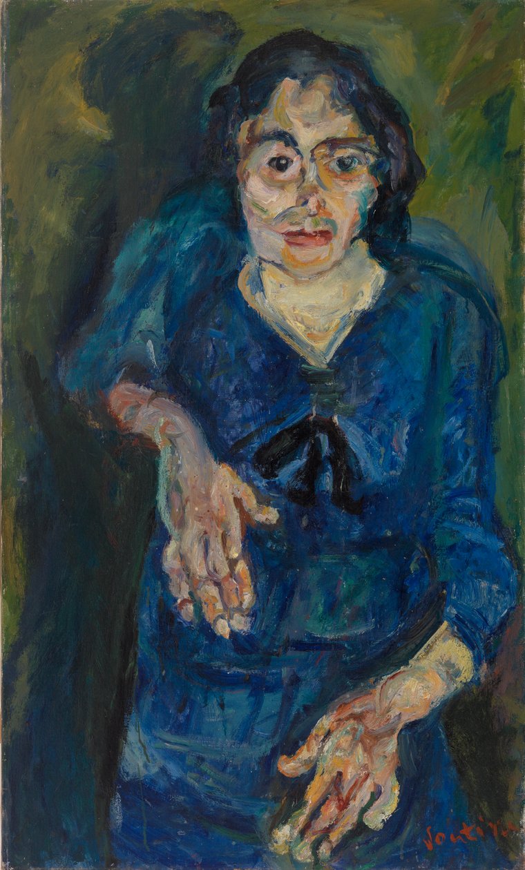 Kvinna i blått av Chaim Soutine