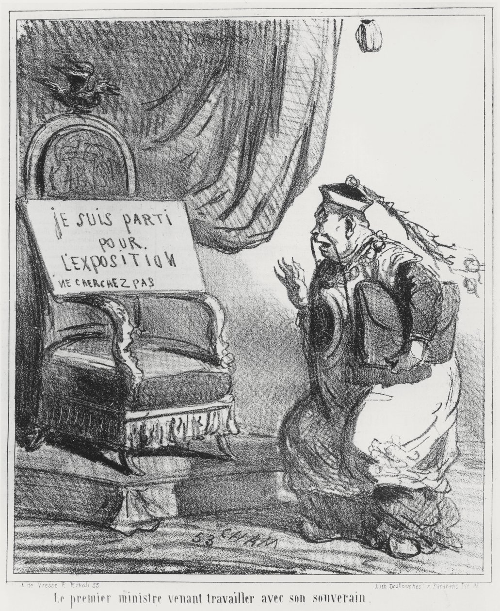 Karikatyr av Exposition Universelle de 1867, från 