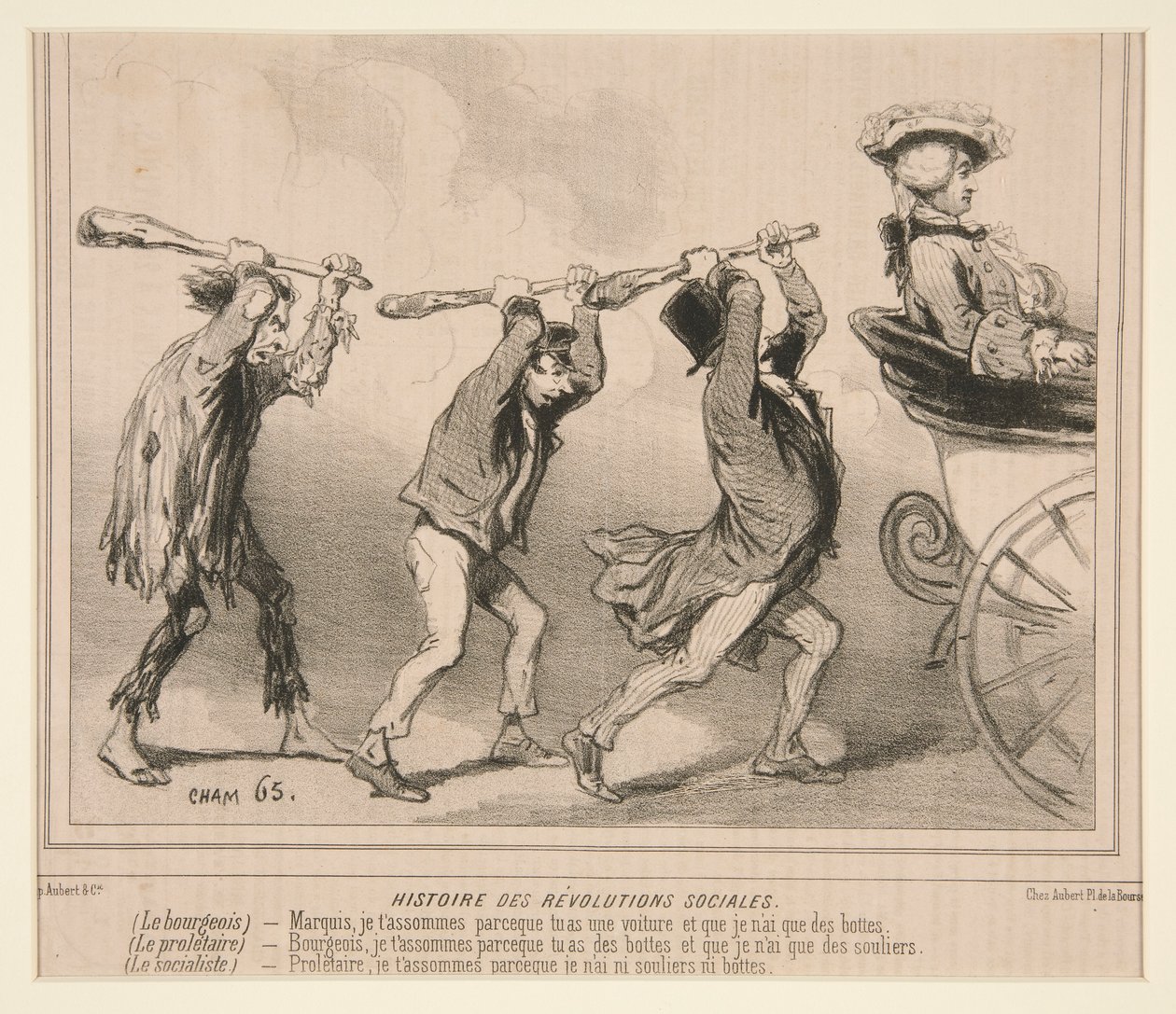 History of Social Revolutions, från Le Charivari av Cham