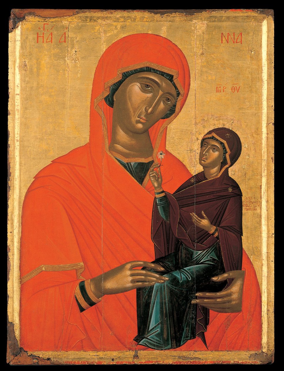 St Anne med Jungfruen av Chanter Angelos Akotandos