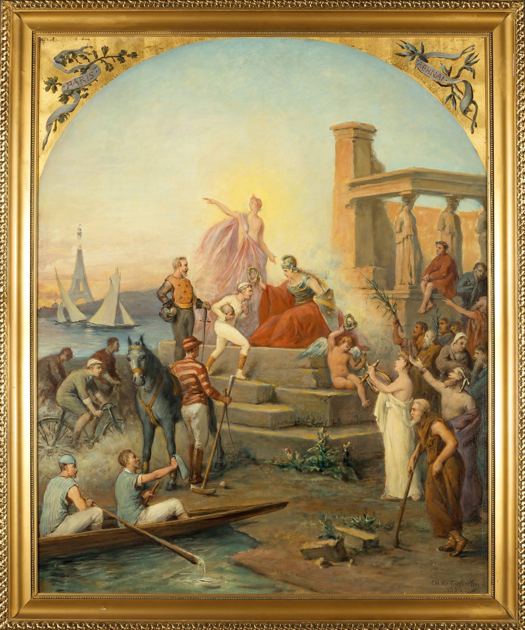 Allegori till sport av Charles Louis Fredy de Coubertin