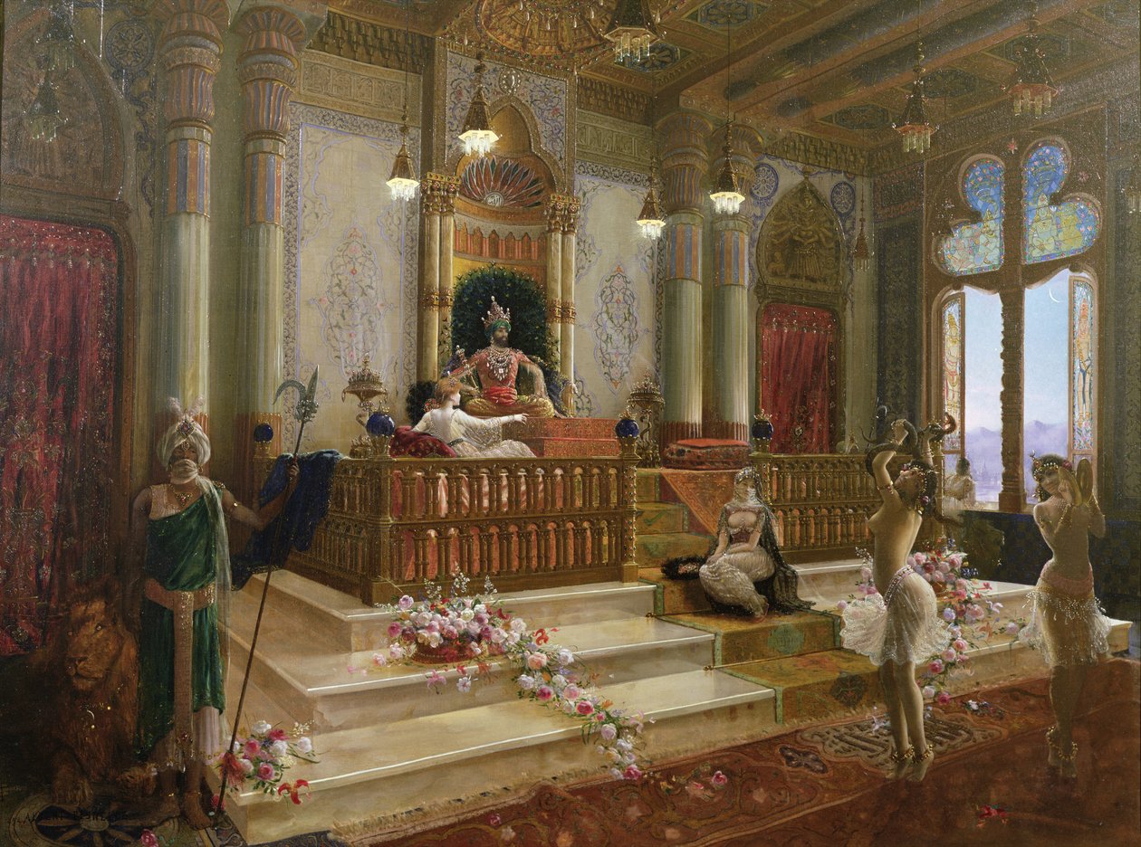 Maharajahs favorit, ca 1870 av Charles Albert Pesnelle