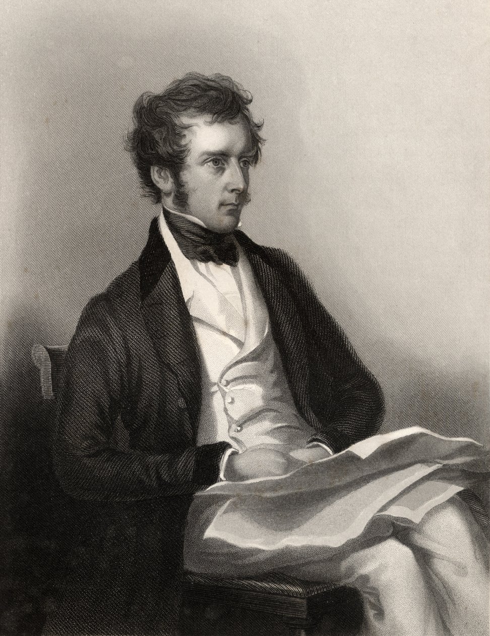 Charles Pelham Villiers, graverad av J. Cochran, från 